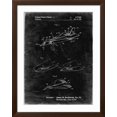 thumbnail image 2 of Art.com PP983-Black Grunge Paper Airplane Patent Poster Giclee Print by Cole Borders, Brown Frame Wall Art, 32" x 40", 2 of 4
