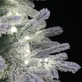 thumbnail image 4 of Holiday Stuff Company 5 Foot Prelit Snow Angel Blue Spruce Flocked Tree, 4 of 8