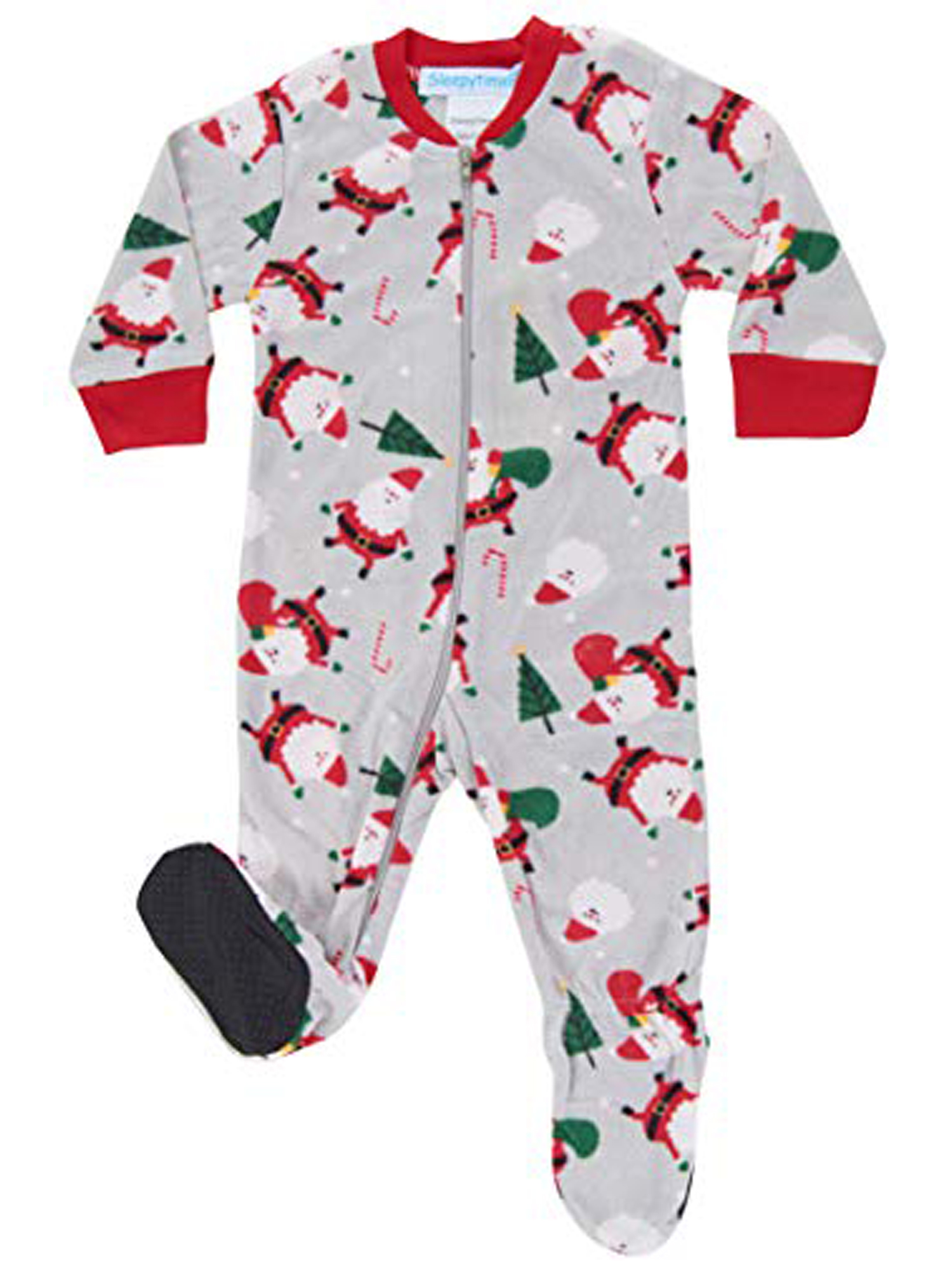 SleepytimePJs Holiday Infant Full-Zip Onesie Baby Pajamas PJs