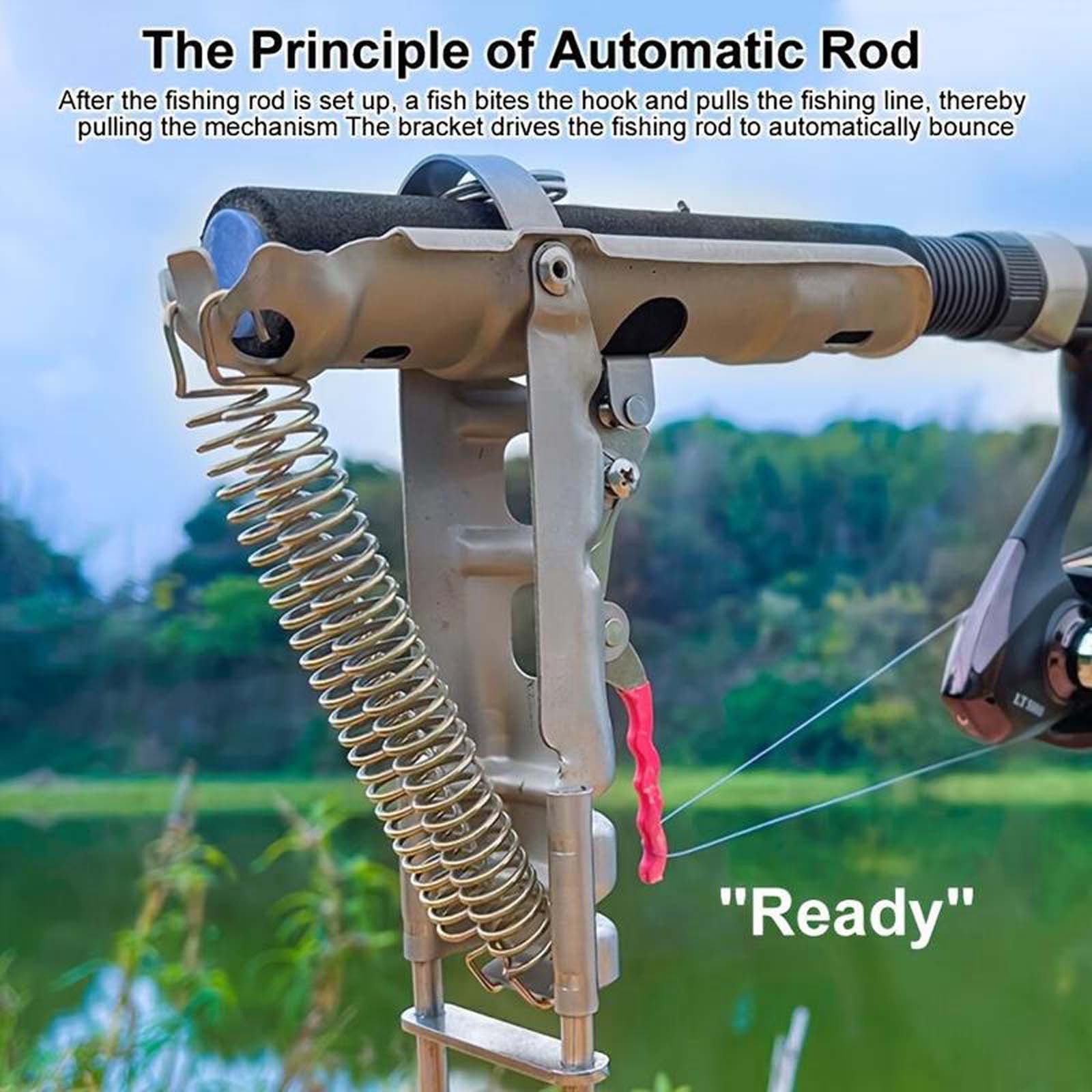 Automatic Spring Fishing Rod Holder,Spring Load Fishing Rod Holder,Stainless Steel Fishing Poles Stand,High Sensitivity Automatic Hook Setter Rod Holder, Fishing Pole Holders for Fishing - Walmart.com Automatic Spring Fishing Rod Holder,Spring Load Fishing Rod Holder,Stainless Steel Fishing Poles Stand,High Sensitivity Automatic Hook Setter Rod Holder, Fishing Pole Holders for Fishing - Walmart.com
