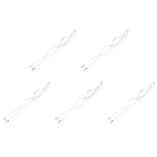 Auriculares inalámbricos suaves con cuerda antipérdida para Galaxy Buds 2 Pro (blanco)