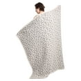 thumbnail image 2 of Luxury Soft Cozy Leopard Print Throw Light Weigh Blanket 50x 60 Inch, Leopard Gray, Size: 50x60 Inches, Jasmine Trading, 2 of 7