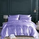 thumbnail image 5 of Funda de edredón Funda nórdica de seda artificial Cremallera Funda de almohada para dormir Juego de cama, Tipo 3, 264x229cm, Morado Kearding HA003632-15, 5 of 7