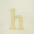 thumbnail image 3 of Package of 1, 16 Inch X 1" Thickness Baltic Birch Wood Letter h in The Times New Roman Font, Thick, Lower Case for Art & Craft Project, Made in USA, 3 of 4