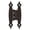 Oil-Rubbed Bronze, variant on Amerock 3/8in (10mm) Offset Non-Self Closing Face Mount Champagne Bronze Cabinet Hinge - 1 Pair