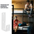thumbnail image 3 of Raindrops  4 PCS Bunk Bed Slide Attachment Garage Storage System Hooks White, 3 of 8