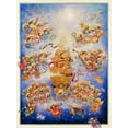 thumbnail image 2 of Bell, Bill 15x18 White Modern Wood Framed Museum Art Print Titled - A Symphony Of Angels, 2 of 4