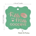 thumbnail image 7 of Inkdotpot Kiss The Miss Goodbye Bridal Shower Bottle Tag Real Rose Gold Foil Favor Bracket Shape Hang Tags Pack Of 50, 7 of 7