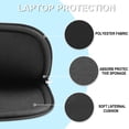 thumbnail image 4 of Funda protectora Ampoock para portátil a prueba de golpes de 15.6 pulgadas, negra, 4 of 7
