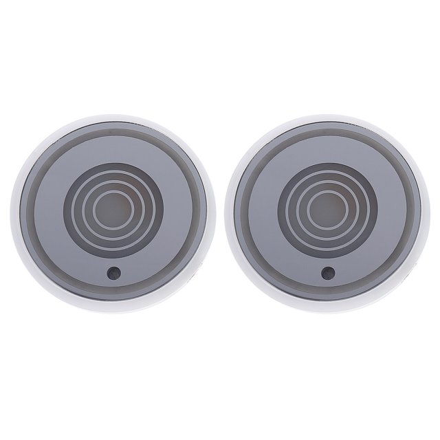 1 Pair Colorful USB Cup Pad Car Accessories LED Light Coaster Interior Decor