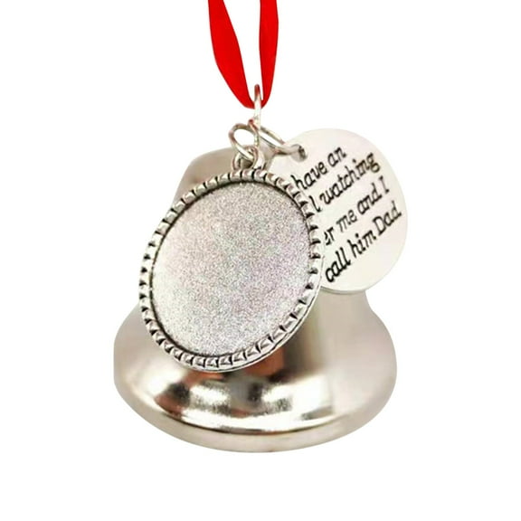 Mlkoz Home Decoration Clearance, Bells Memorial Ornament Christmas Ornaments Memorial Ornaments For Home Decoration Christmas Tree Pendants Hanging Bells, Father's Day Gifts
