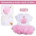 thumbnail image 4 of QHUDLV 18 Inch Doll Clothes Outfit Set, Bright Color Fashion Dress with Accessories, Comfortable Fabric Doll Costume, 4 of 9