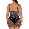 thumbnail image 3 of XINQIHANG Robe Moulante Sexy Élégante pour Femmes avec Strass, Robe de Soirée Longue, 3 of 4