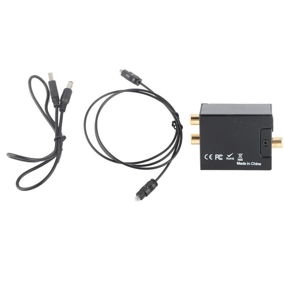 ZOUSSIQI Digital to Analog Sound Converter Digital Coaxial and Optical to Analog Sound Converter for TV Computer EL225#11916
