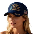 thumbnail image 6 of United States 250 Anniversary USA Hat, 1776-2026 Adjustable Embroidered Patriotic Hats 250 American Hat, 6 of 7