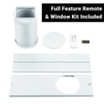 thumbnail image 4 of Aeric 8000 BTU 12000 BTU ASHRAE Portable Air Conditioner with Fan, White, 550 Sq Ft, AERP081AW, 4 of 13