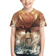 thumbnail image 2 of Attack On Titan Kids T-Shirt 3d Printed Graphic T-Shirts Boys And Girls Short Sleeve Shirts For Youth Kids X-Small, 2 of 7