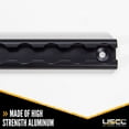 thumbnail image 2 of US Cargo Control Black L Track, 12 Inch Length Airline Track, Perfect For Securing Motorcycles, ATVs, Dirt Bikes, Garden Tractors, and More, Use On Pickup Trucks, Vans, Or Enclosed Trailers, 2 of 7