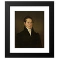 thumbnail image 2 of Peter Berggren 15x17 Black Modern Framed Museum Art Print Titled - Portrait of Carl Johann Lorentz (1830), 2 of 5
