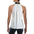 thumbnail image 2 of Ramy Brook Womens Raelyn Halter Blouse Top, White, Small, 2 of 2
