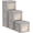 Light Grey, variant on 6 Pack Foldable Storage Bins for Clothes Clothes Storage Bins with Metal Frame Stackable Storage Box with Lid (Beige, 16.5x12.2x12.2 inch (40L))