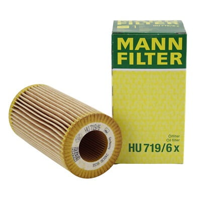Mann-Filter OEM Oil FIlter HU719 6X For Volkswagen Bora Golf Jetta Beetle Passat Rabbit 2.5L L5 2005-2015
