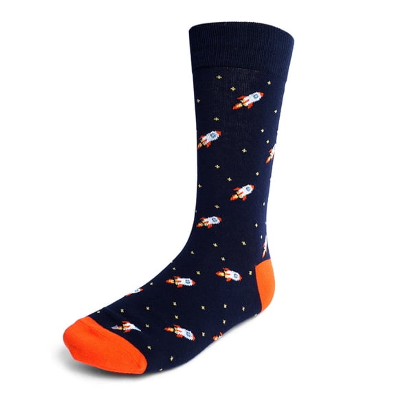 Men's Spaceship Novelty Fun Socks