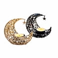Alexda Crystal Pillar Candle Holders Moon Shaped Metal Candle Holders alexda-crystal-pillar-candle-holders-moon-shaped-metal-candle-holders