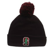 ZHATS Stanford Cardinal Black Cuff Beanie Hat with POM POM - NCAA Cuffed Winter Knit Toque Cap