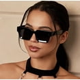 thumbnail image 2 of 2026 Women's Sunglasses Fashionable Russian Versatile Square Frame Unisex, 2 of 7