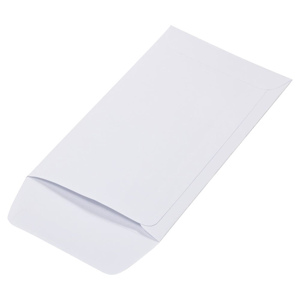 JAM Paper #7 Coin Business Envelopes, 3 1/2 x 6 1/2, White, Bulk 250 per Pack