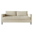 thumbnail image 3 of Castle Place Classic Linen Upholstered Sofa, Beige, 3 of 7