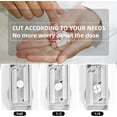 thumbnail image 6 of Multiple Pill Splitter, Adjustable Pill Cutter, Stainless Steel Cutting Blade & Blade Guard, with Accurate Pill Alignment, for Cutting Small Pills or Large Pills in Half(Black), 6 of 15