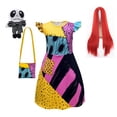 thumbnail image 5 of Disfraz de Halloween de pesadilla antes de Navidad para niña, Vestido de fantasía para fiesta de Cosplay, Vestido de Sally para niños de 3 a 8 años, 5 of 5