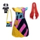 thumbnail image 5 of Disfraz de Halloween de pesadilla antes de Navidad para niña, Vestido de fantasía para fiesta de Cosplay, Vestido de Sally para niños de 3 a 8 años, 5 of 5