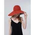 thumbnail image 2 of Wide Brim Hats for Women, Double-Sided Foldable Beach Hat Cotton Sun Hats Bucket Hat Summer UV Protection Fishing Cap, 2 of 5