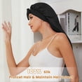 thumbnail image 3 of Set de gorros de seda DEMAZALO para mujeres y hombres que duermen, 4 unidades, 3 of 7