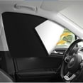 thumbnail image 6 of Car Window Sun Shades - 4 Pack Car Window Covers,Car Window Side Shades,Privacy Shades for UV Light Glare Protection,Auto Camping Curtains for Breastfeeding,Sleeping,Changing Clothes,Black+Silver, 6 of 7