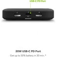 thumbnail image 7 of mophie - wireless charging hub Universal wireless charging hub with USB-A and USB-C ports. for AirPods iPhone Google Pixel Samsung Galaxy Qi-enabled Devices USB-C and USB-A devices - black, 7 of 7