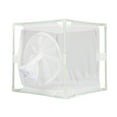 thumbnail image 2 of Boîtier de Papillon, Cage d'Observation d'Insectes PVC Cage Blanche en Maille Habitat de Papillon Installation Facile, 2 of 8