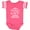 Football Pink and White, variant on Inktastic Mommy and Daddy Little Valentine Boys or Girls Baby Bodysuit