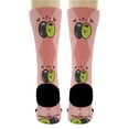 thumbnail image 5 of ThisWear Funny Quote Gift Olive You More Punny Valentine Socks Cute Food Gifts 1-Pair Novelty Crew Socks, 5 of 5