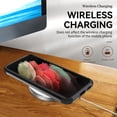 thumbnail image 4 of SaniMore for Samsung Galaxy S21 FE (6.4" 2021) Case, [Sliding Camera Window] Wireless Charging Shockproof Drop Resistant Hybird PC TPU Anti-slip Heavy Duty Protective Shell, Black, 4 of 7