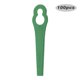 thumbnail image 5 of Cuchillas De Corte 100 cuchillas de corte de plástico para repuesto de desbrozadora de césped (verde), 5 of 7
