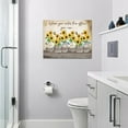 thumbnail image 5 of Farmhouse Office Wall Art Inspirational In This Office Pictures Wall Decor Motivational Teamwork Sunflower Canvas Decor Prints Painting Framed Office Artwork for Office Ready to Hang 12"x16", 5 of 6