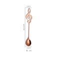 thumbnail image 1 of Stainless Steel Cute Music Note Shape Coffee Mixing Spoon Rose gold, 1 of 7