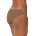 thumbnail image 2 of Hanes Perfect Match Microfiber Bikini 3-Pack Cinnamon Butter 6 Women's, 2 of 4