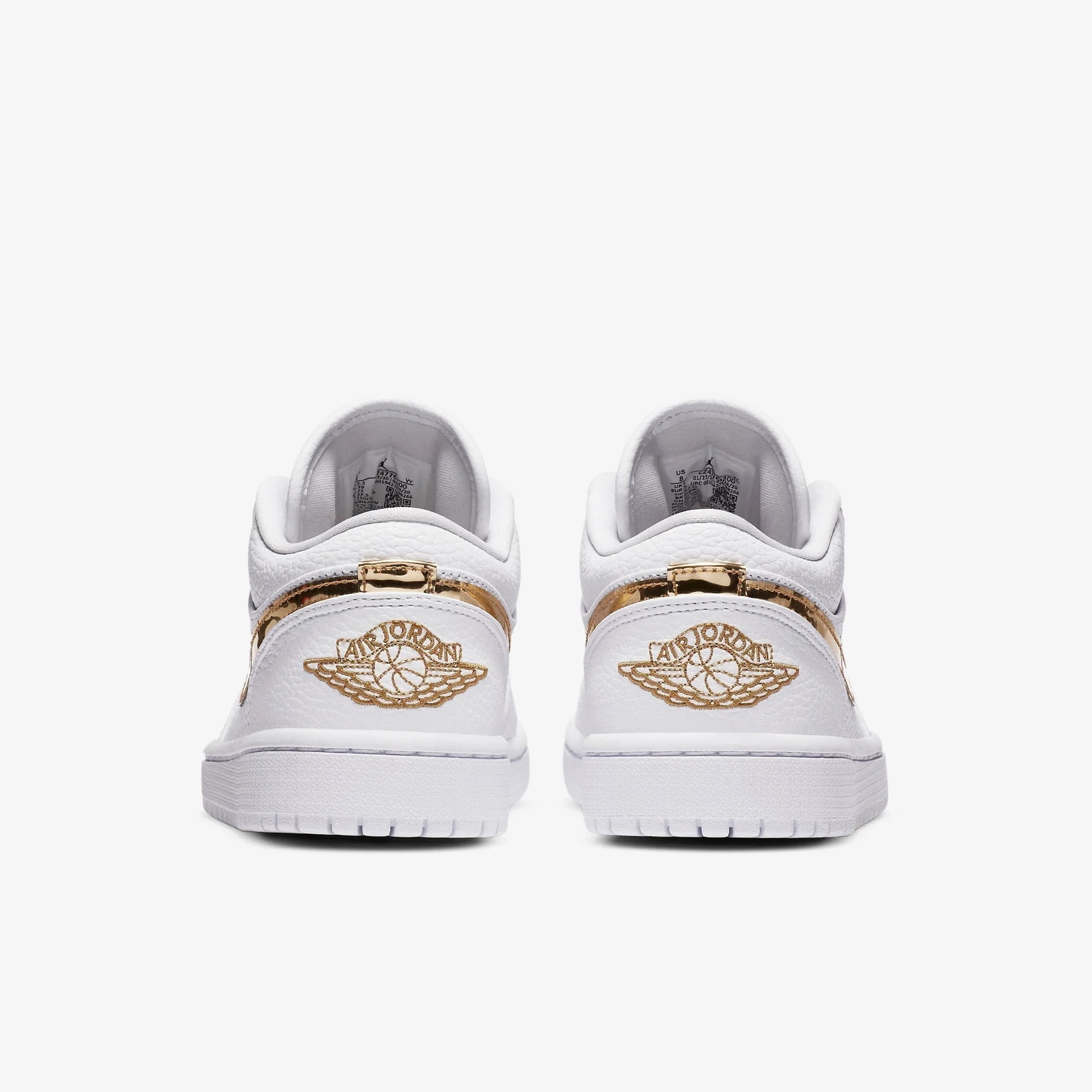 Women's) Air Jordan 1 Low SE 'White / Metallic Gold' (2020