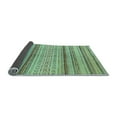 thumbnail image 2 of Ahgly Company Indoor Square Abstract Light Blue Modern Area Rugs, 3' Square, 2 of 4