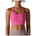 thumbnail image 2 of Sports Bras for Women Racerback Lightweight Breathable Running Bra Crop Tank Tops Longline Workout Gym Yoga Bra, 2 of 6